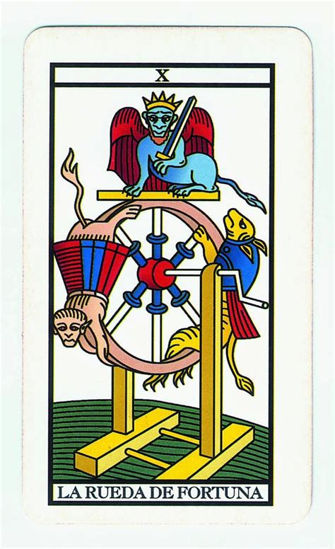 rueda de la fortuna tarot marsella|X LA RUEDA DE LA FORTUNA en el Tarot de。